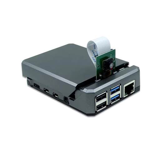 树莓派4代 Raspberry Pi 4B Argon Neo铝合金属外壳 磁吸散热盒子