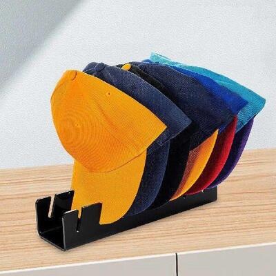 Hat Organizer for 8 Baseball Caps No Install Hat Rack