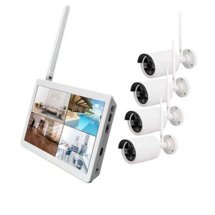 200万像素无线监控套装 4CH NVR 4MP CCTV Wireless System Audio