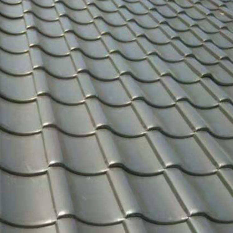定制水泥瓦 轻钢别墅屋顶瓦片彩石金属瓦水泥瓦片平板定制