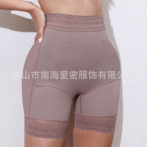 Large size mid waist compression pants for body hugging