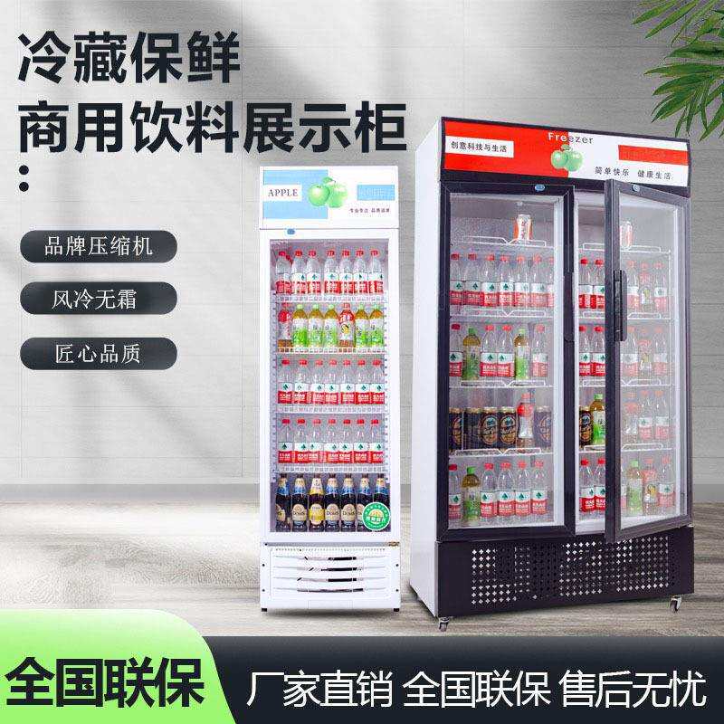 啤酒柜冷藏展示柜立式商用冰箱单门保鲜柜饭店超市冷柜双门饮料