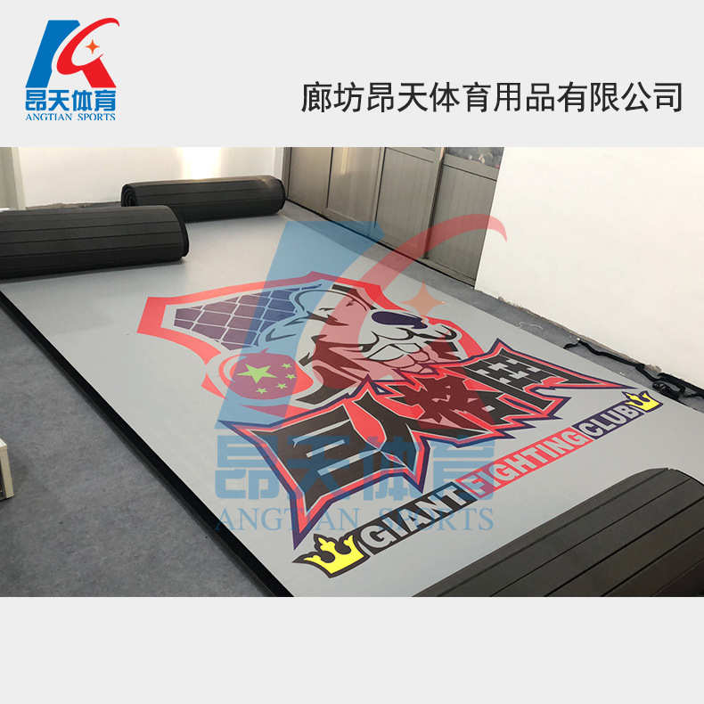皮革卷垫高密度跆拳道格斗地垫俱乐部地垫运动体操垫