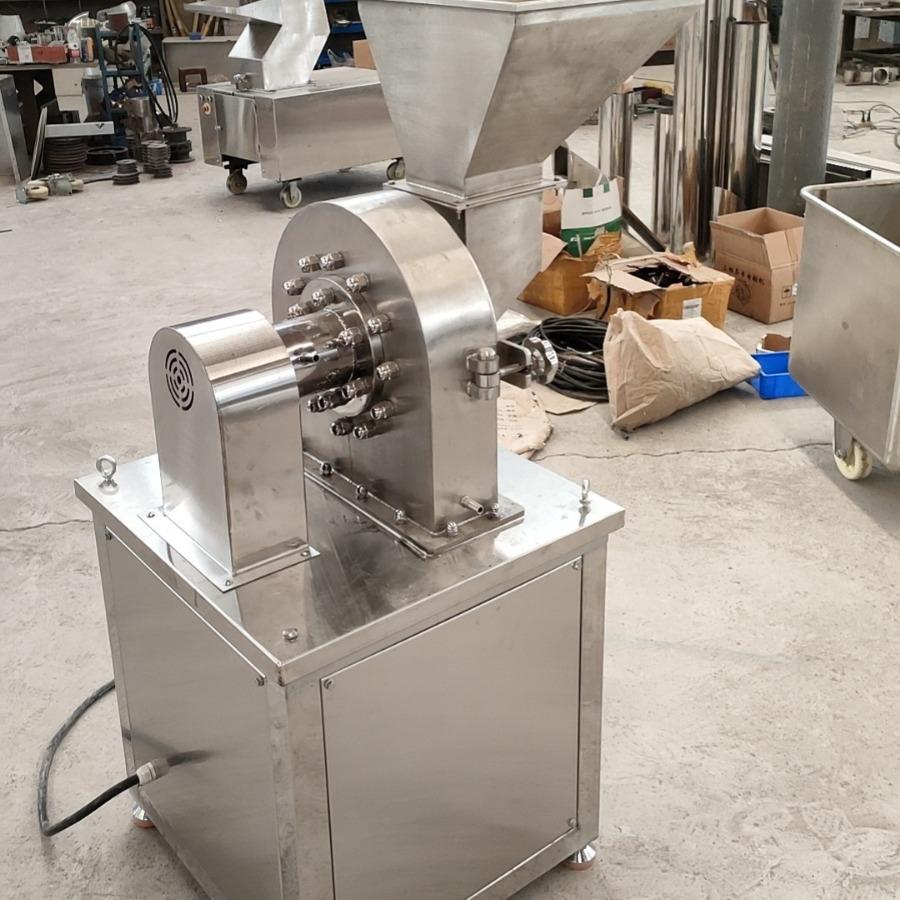 不厂货家源鸿钢HX-400鑫304不锈粉碎机锈钢齿盘粉碎机