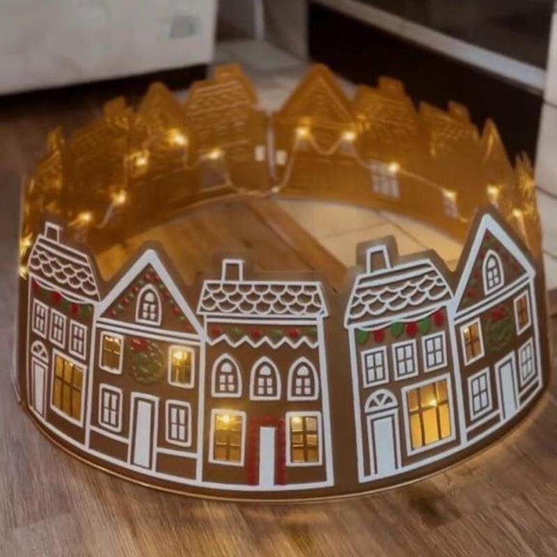 圣诞装饰品Gingerbread Christmas Tree Collar姜饼圣诞树领装饰