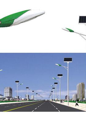 led太阳能路灯 热镀锌单臂道路路灯 户外led太阳能路灯来图