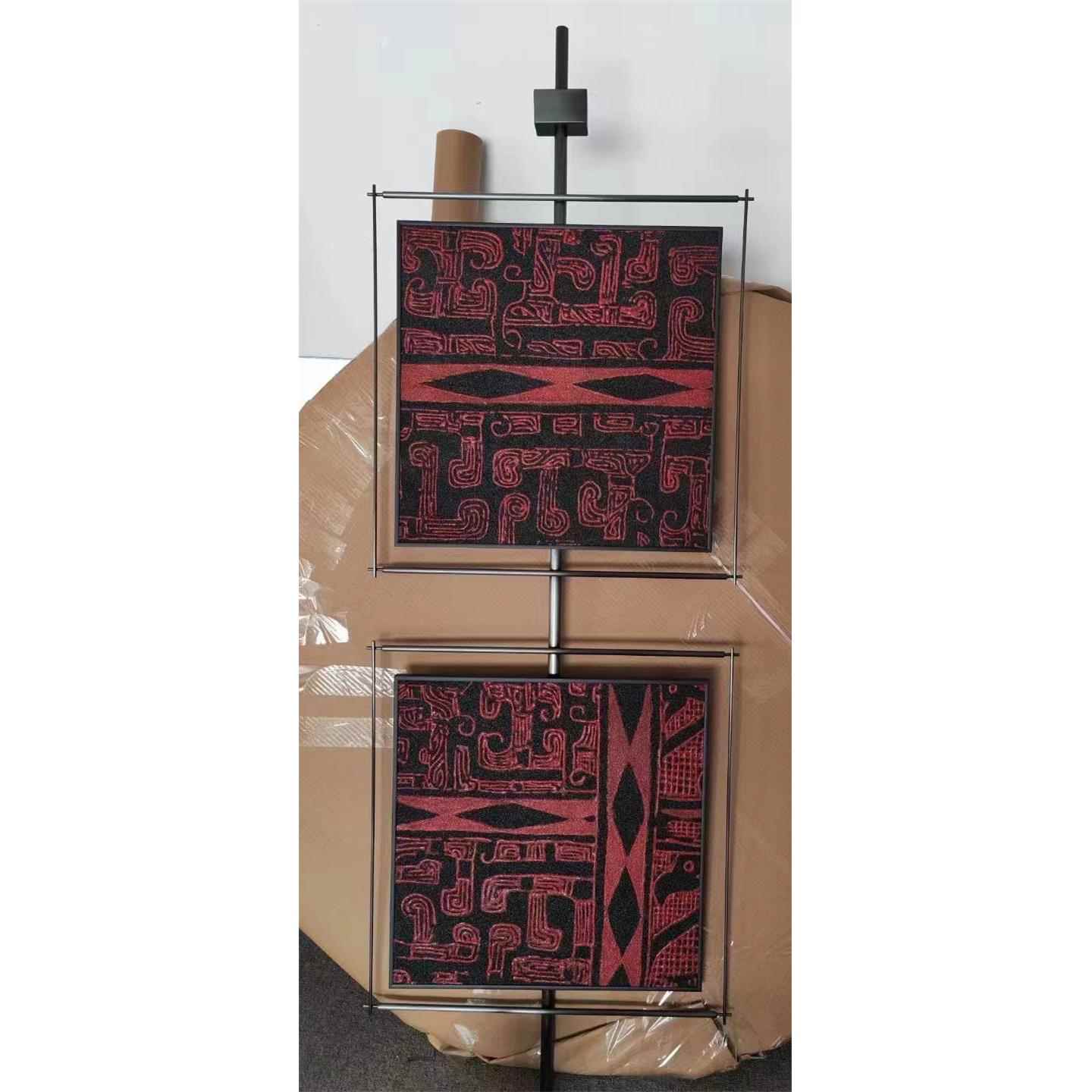 创意立体金属悬吊组合画轻奢挂画设计师样板间装饰画壁挂配画