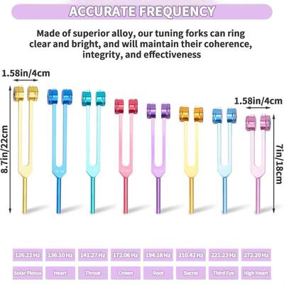 八支彩色1铝合金MOJ音叉126.221136.41.27172.06194.18套音装叉