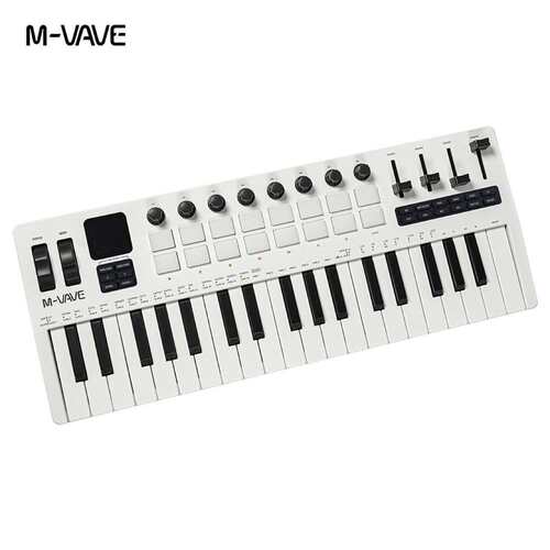 37键MIDI键盘合成器内置音源现场演奏移动便携制作电音编曲可充电