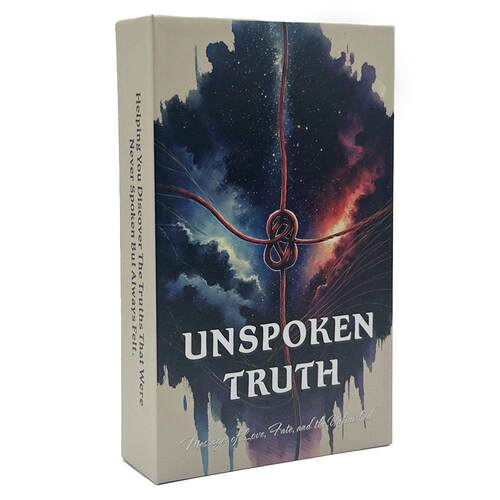 未说的真相神谕Unspoken Truth Oracle 天地盖12X7CM英文卡牌游戏