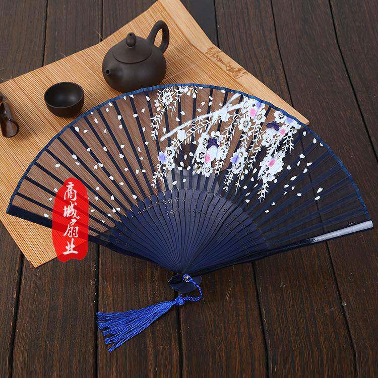 优精品子扇*中国风女式折扇*质日-式印花*工艺扇*礼扇品小扇子