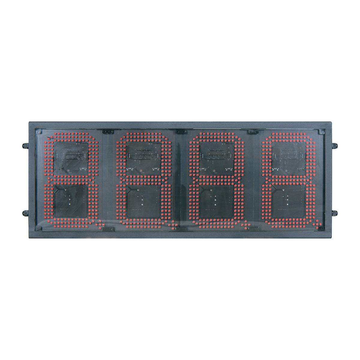 供应加油站数字8字牌 孟买LED油价屏10寸8888 红色高亮防水数字屏