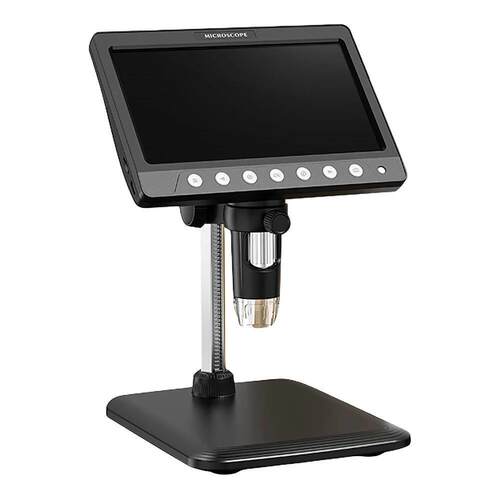 7 Inch IPS Screen Digital Microscope 5MP HD Lens Electronic