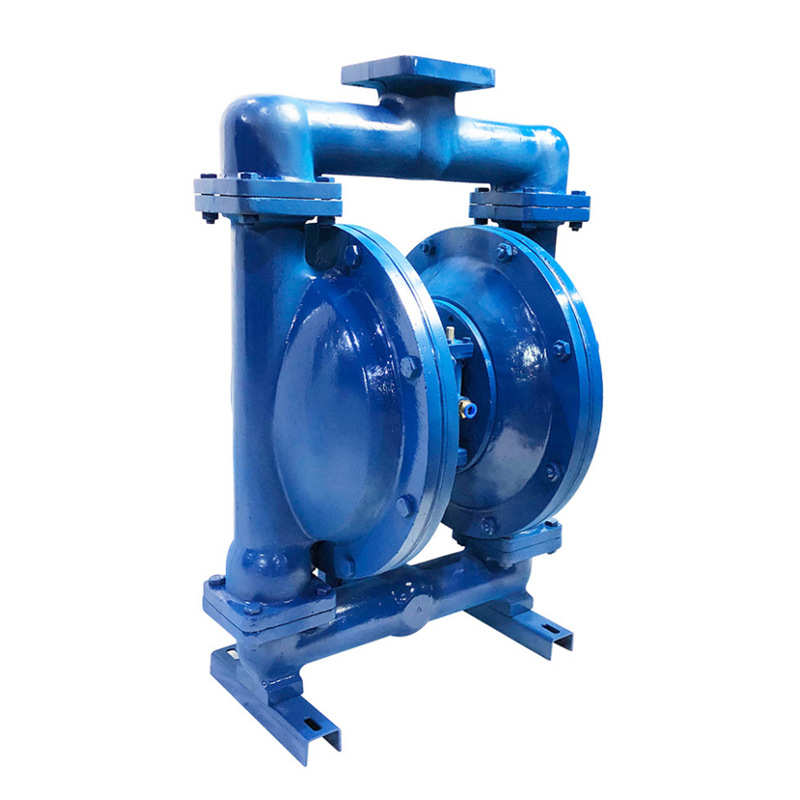 启正泵业厂家供应丁晴单向耐磨QBY-80/100铸铁气动隔膜泵现货批发