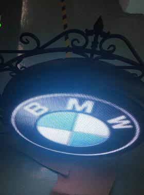 圆形显示屏p46户外P4.68led显8.示屏圆型双面0定直径6cm显示屏户