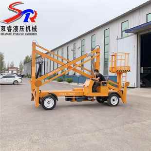 臂式 厂家应供14米曲臂高空作业10米200K车曲路灯安装 维修降平台