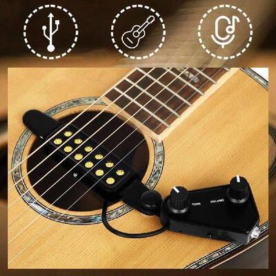 12 Hole Professional Guitar Pickups Adjustable Tone Volume