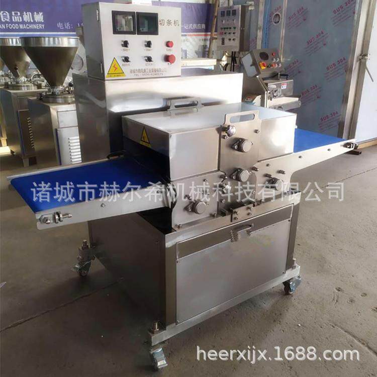 商用鲜肉分条机肉类切条肉制品一体机不锈钢机身全自动牛肉开条机