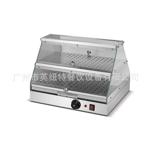 保温柜商用多规格陈列展示柜汉堡炸鸡不锈钢机身食品保温展示柜