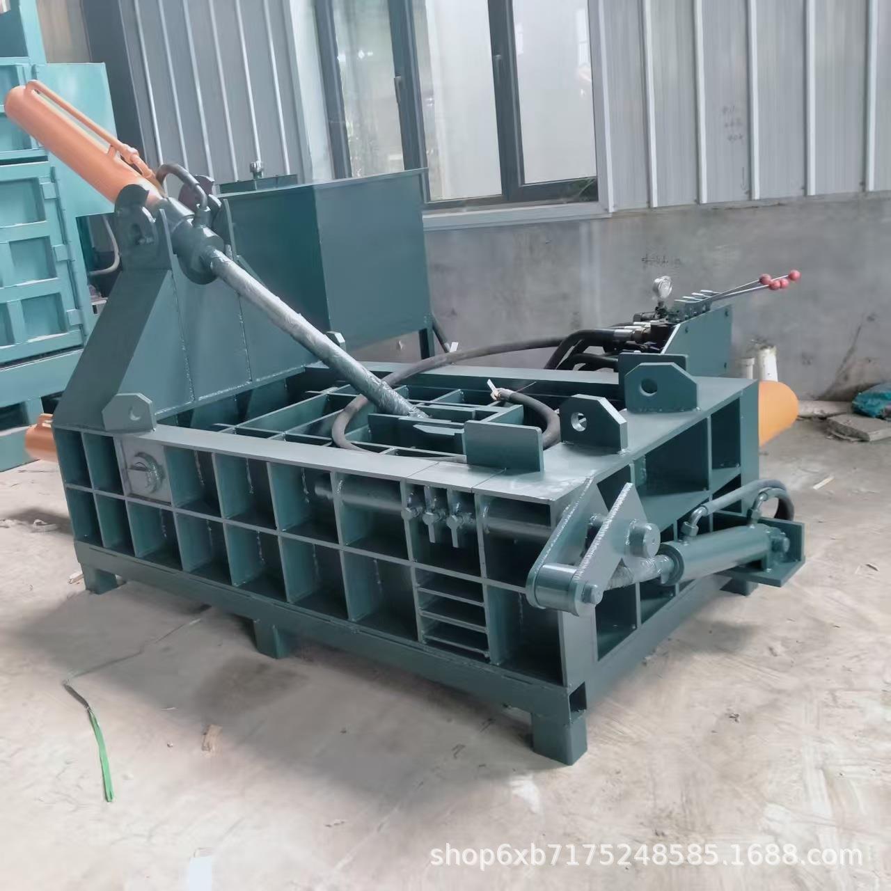 液压金属废料压块机铝屑铁屑全自动金属打包机价格打包压块机厂家