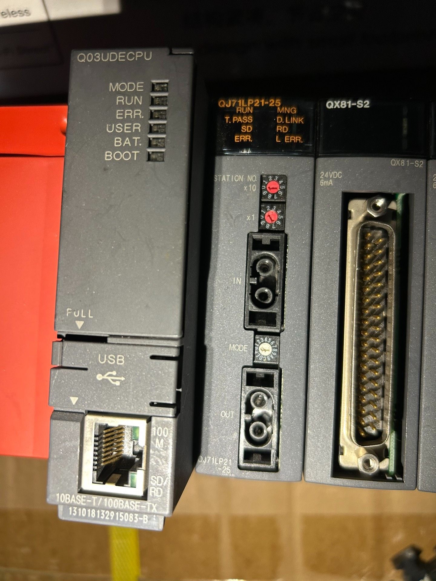 三菱QJ71LP21-25拆机，包好。