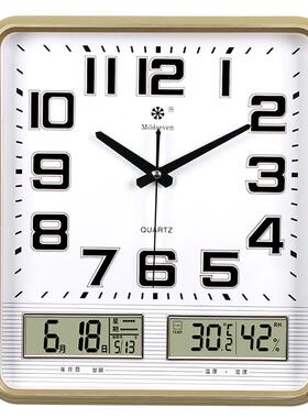 R方^形F98M5S8M钟表挂钟客厅钟简约20时钟25新款现代家用石英挂墙