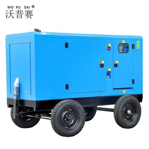 100KW 缸四轮音车拖柴油发电机水静冷单广东沃普缸多 发电机组