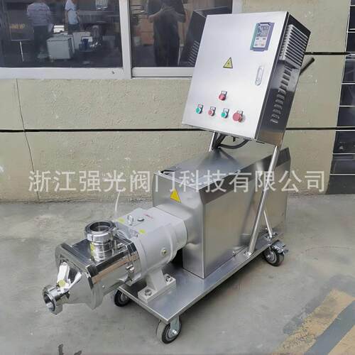 卫生级食品级不锈钢肉浆无挤压低剪切双螺杆双螺旋平行径向螺杆泵