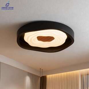 意式 曲奇儿童房灯复古奶油房间灯 极简卧室灯全光谱护眼吸顶灯新款