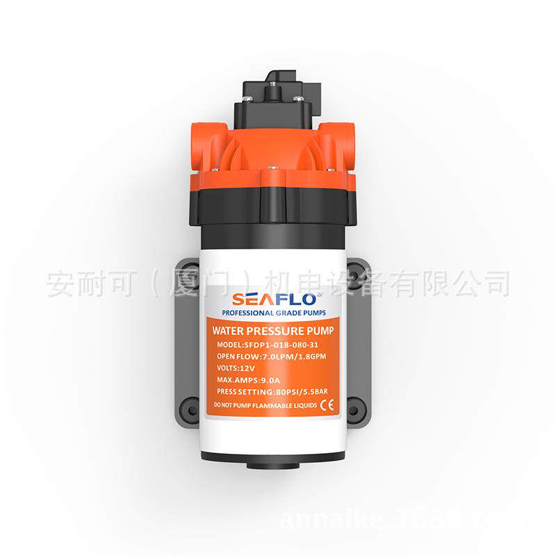 赛福乐压路机系列泵12V24V大功率喷雾洒水泵净水器增压隔膜泵