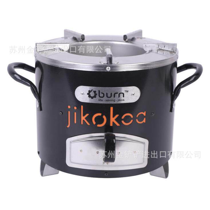 不锈钢家用柴火炉出口非洲一体式多用燃料炉烤炉做饭炉具现货