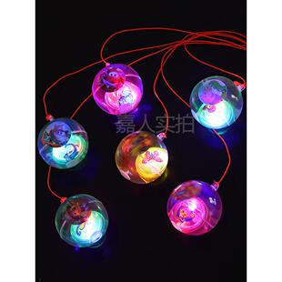 可以点亮 弹跳球 儿童婴儿玩 儿童弹跳球 采购产品发光水晶球