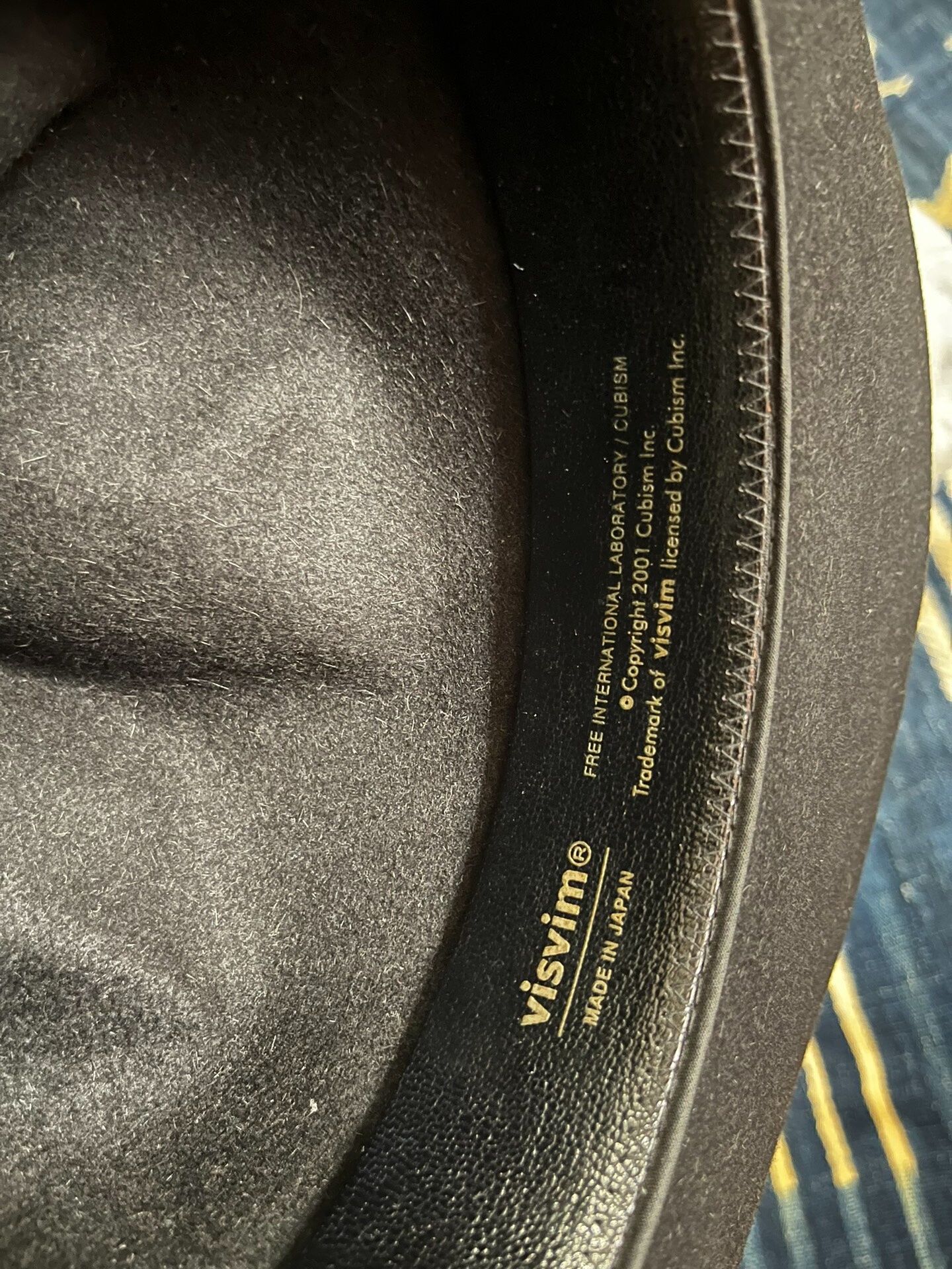 VISVIM 15AW LAUREATE HAT — detail