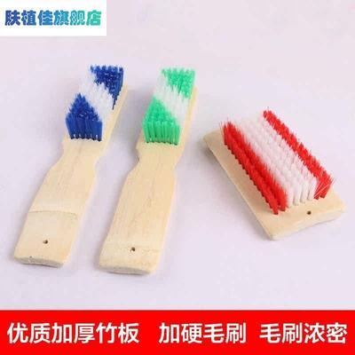 长柄老式竹鞋刷硬毛洗鞋子刷加厚家用刷凉席板刷清洁专用木把刷子