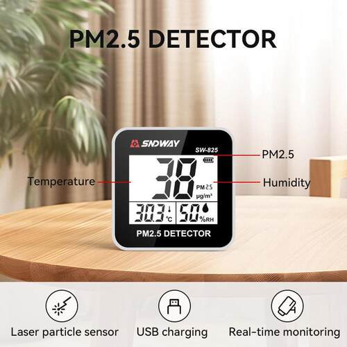 SNDWAY/SW825空气质量检测仪 PM2.5检测仪粉尘颗粒物检测仪