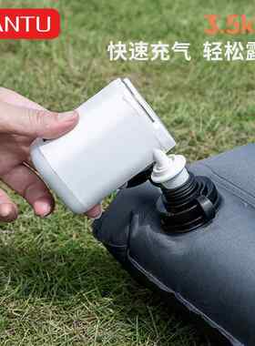 沿途无线便携迷你电动充气泵充气床泳圈户外家用床垫吸抽两用小泵