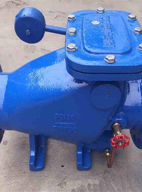 HH44X-40CDN450铸钢水力控制阀法兰防倒流水锤阀-型号