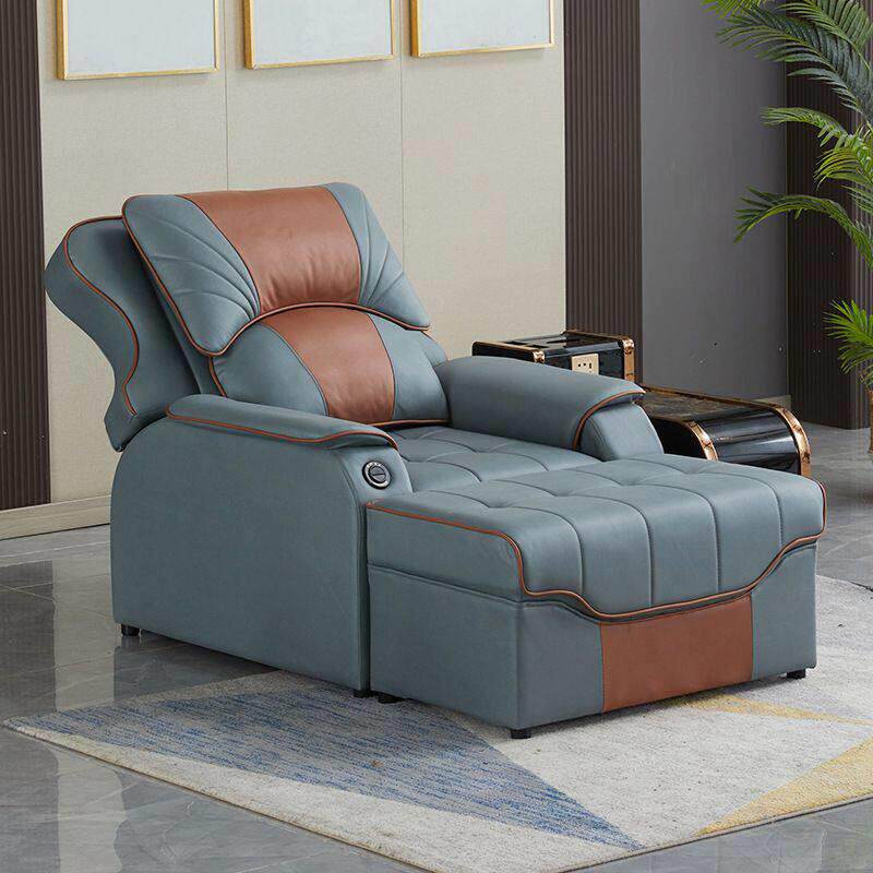 足疗沙发电动足浴沙发躺椅美甲沙发床美足按摩床洗浴中心休息床