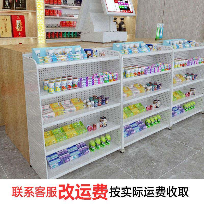 超市台前架便利店小型柜台收银台零食小货架食品口香糖展示架收银