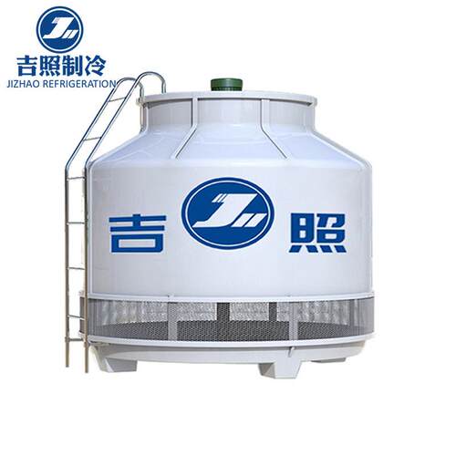 200吨-500吨玻璃钢冷却塔逆流圆形冷却塔开式冷却塔水循环系统