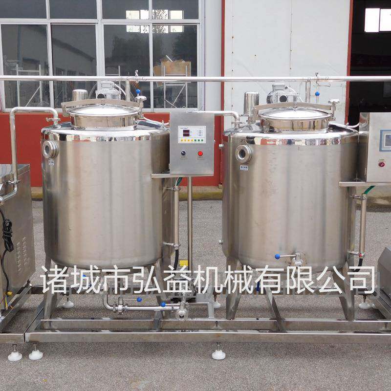 鲜奶巴氏杀菌设备搅拌式发酵罐冷藏杀菌发酵罐鲜奶吧酸奶机