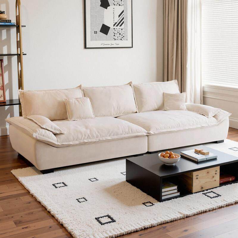 2026新款帆船可拆洗小户型布艺客厅出租房沙发简约现代奶油风沙发