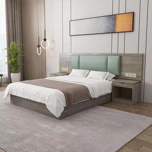 宾馆酒床标间全店套快捷酒店家人具单双人床公寓民专JJ 4655宿出