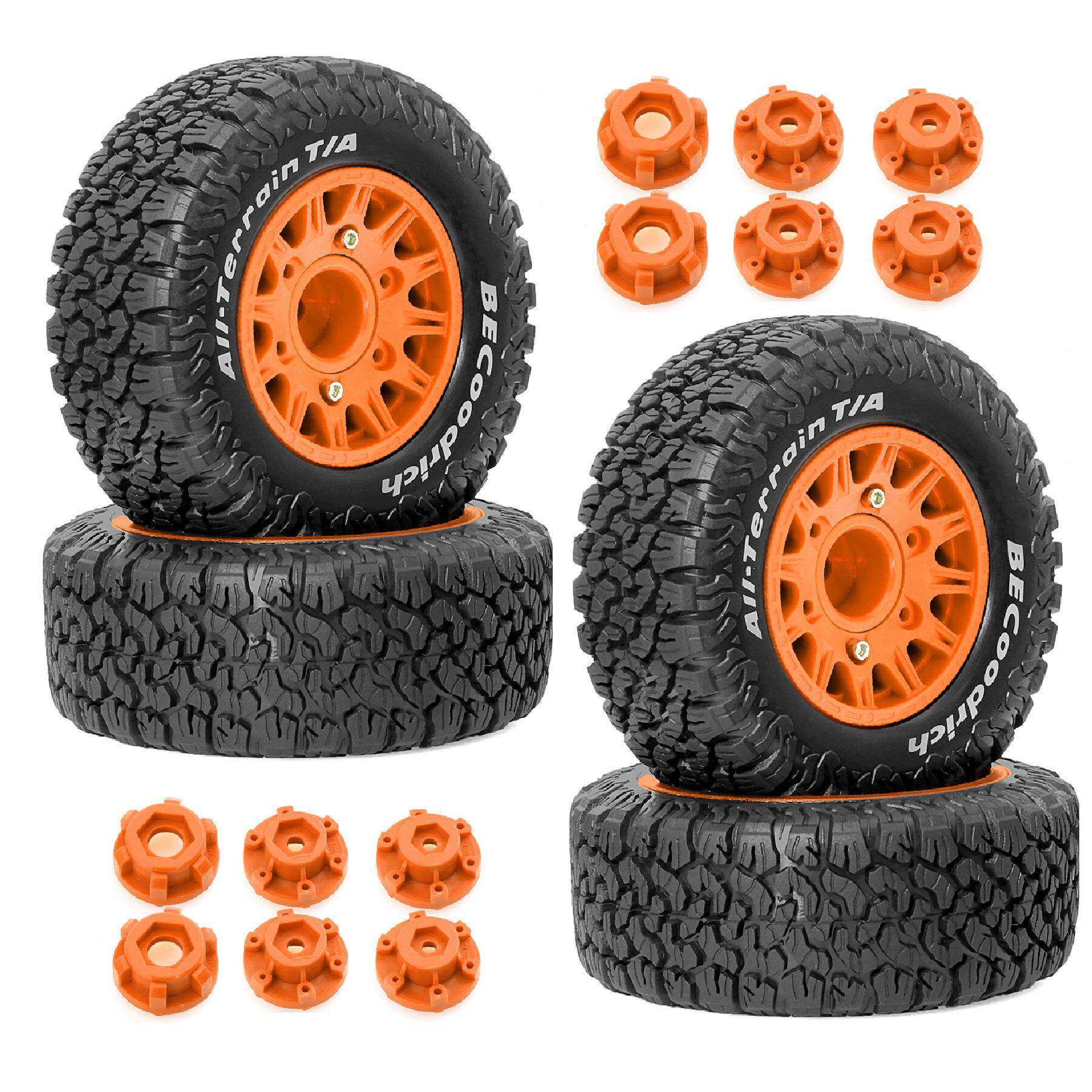 1:10短卡轮胎通用TRAXXAS飞神ARRMA环奇727雷魔Losi优迪KKPITW235
