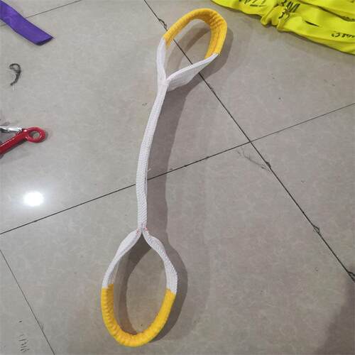 江苏生产厂家圆形扁平吊带尼龙涤纶扁平吊装带起重吊带SW009