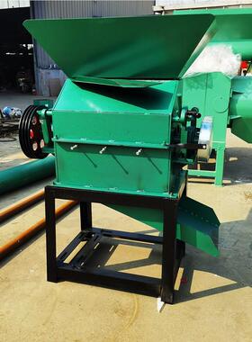 辽宁扁玉机米碴子制糁燕XJF120-2麦玉米挤对辊式高产量杂粮破碎机