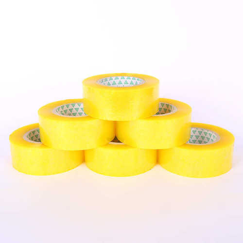 大量宽胶纸批发透明胶带大卷整箱封箱胶带黄胶布快递打包胶4860（