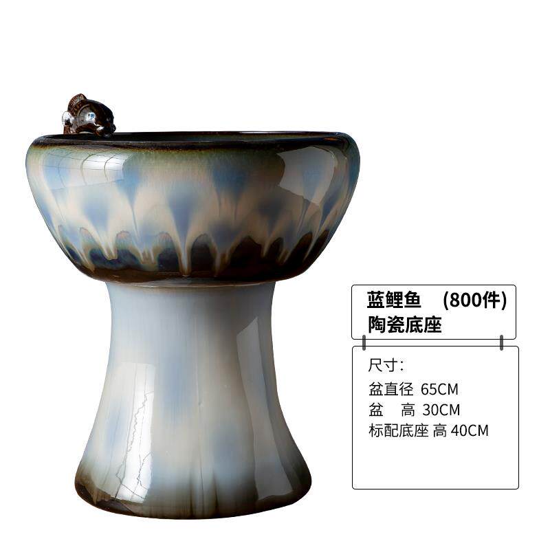 正品流水意陶瓷业摆件循环水客厅生财创家居水办公室酒店装景饰开