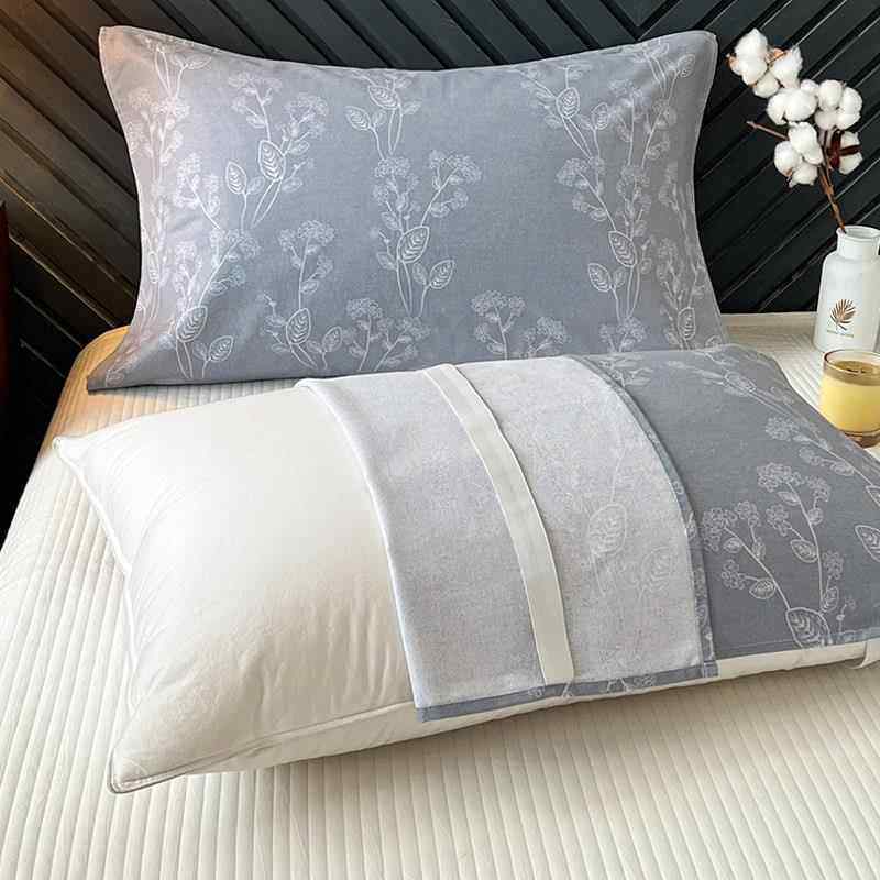 A类纯棉老粗布枕巾一对装100全棉亚麻枕头巾单人宿舍防头油枕头套,床上用品,枕巾,淘宝优惠券,粉丝福利购,淘宝优惠卷