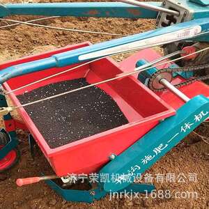 果园小型开沟施肥回填一体机果树颗粒粉末有机追肥机30厘米开沟机